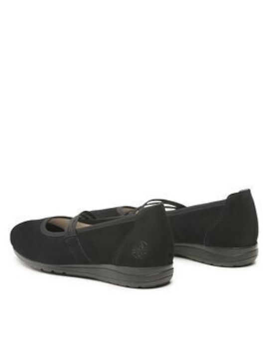 Damen Ballerinas in Schwarz Farbe