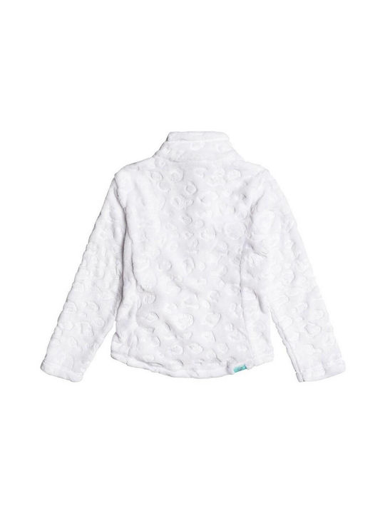 Roxy Kids Sweatshirt Cardigan Fleece White