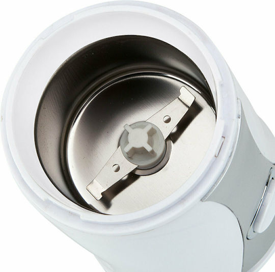 Jata Ηλεκτρικός Μύλος Καφέ 160W με Χωρητικότητα 65gr Λευκός