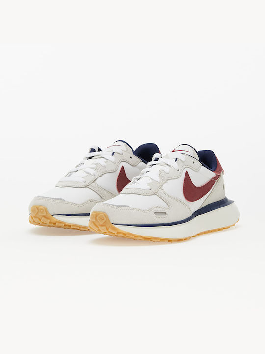 Nike Phoenix Waffle Sneakers Light Bone / Team Red / Sail / Midnight Navy