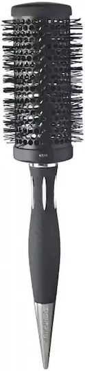 Kent Salon Ceramic Brush Head Haarbürste Für Haare Schwarz 60mm