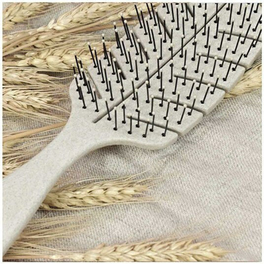 Beter Detangling Natürliche Faser Haarbürste Grüne