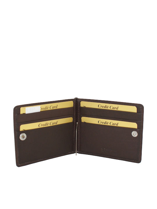Leather Men's Wallet Classic Brown