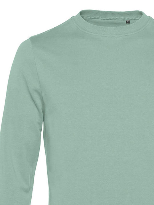 B&C Set In Men's Long Sleeve Promotional Sweatshirt Sage