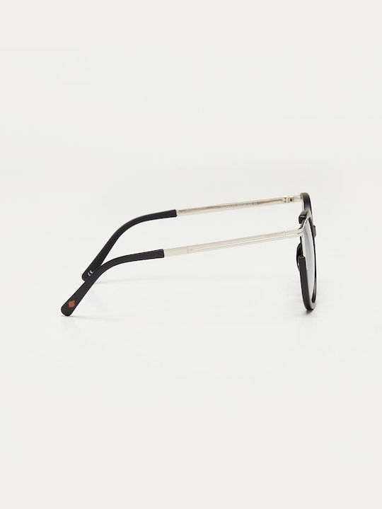 Cosselie Damme Unisex Sonnenbrille Black/Silver