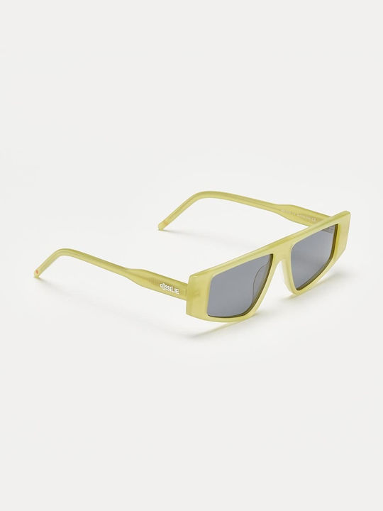 Cosselie Sunglasses with Yellow Plastic Frame and Gray Lens 1802202402