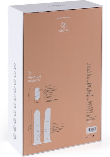 Virgite Realistic Vibrator 24.5cm Flesh