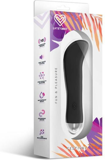 LateToBed Vibrator Schwarz