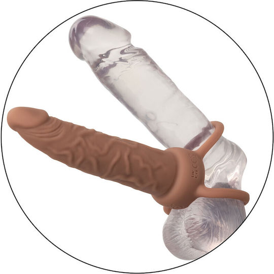 Calexotics Doppelter Vibrator 14cm Braun