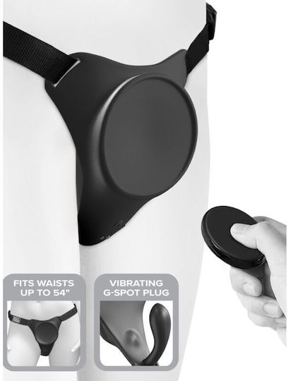 Pipedream Body Dock G-spot Pro Harness Anal Plug Schwarz
