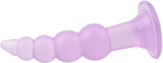 Chisa Novelties Hi-Rubber Bumpy Πρωκτική Σφήνα Μωβ 14.4cm