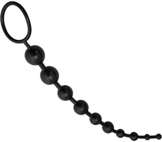 LateToBed Anal Beads Black