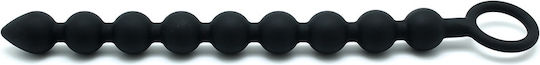 Rimba Bondage Play Anal Beads Πρωκτικές Μπίλιες Black 32cm