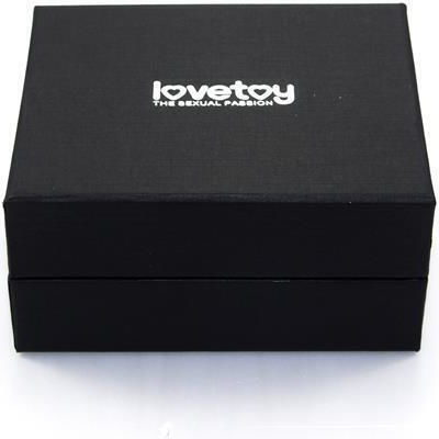 Lovetoy Rosebud Silver Spiral Metal Πρωκτική Σφήνα Red 6.85cm