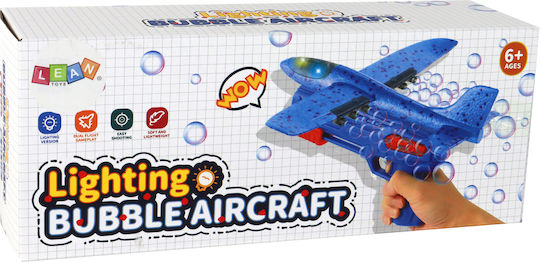 Lean Toys Airplane Seifenblasen Launcher Pistole Rot
