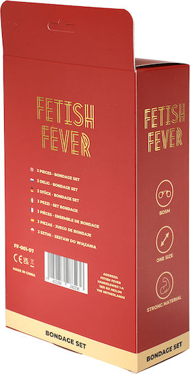 Fever BDSM Kit σε Ροζ Χρώμα 3τμχ