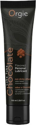 Orgie Lube Tube Lubricant Gel Chocolate 100ml