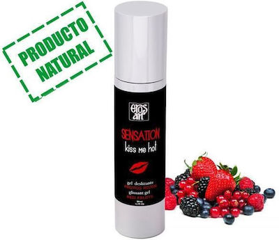 Megasol USA Eros Art Sensattion Kiss Me Hot Lubricant Red Fruits 50ml