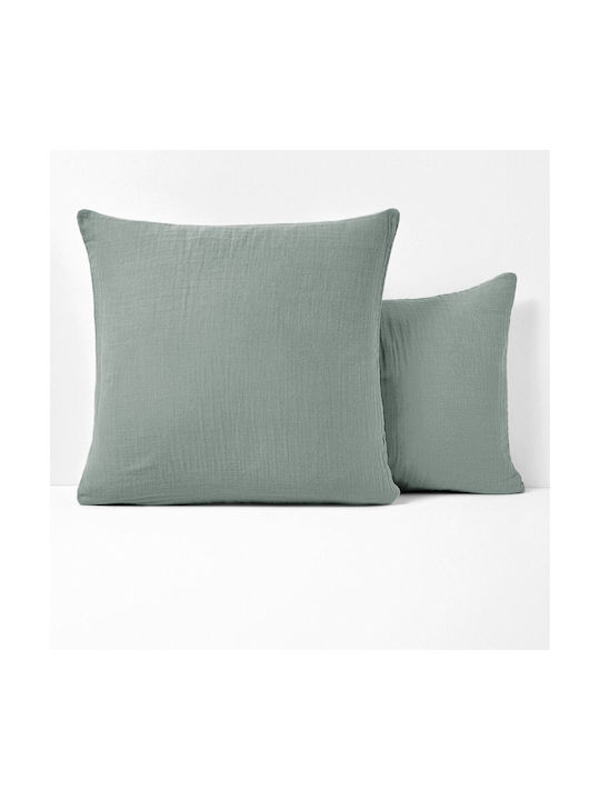 La Redoute Interieurs Decorative Pillow Case Made of 100% Cotton Solid Color Cotton 63x63cm