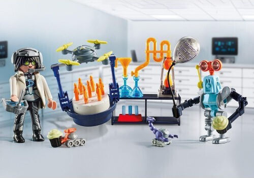 Playmobil MyLife Party At The Mad Scientist's Lab for 4-10 years old