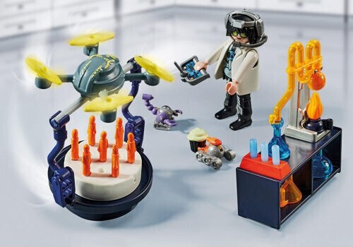 Playmobil MyLife Party At The Mad Scientist's Lab for 4-10 years old