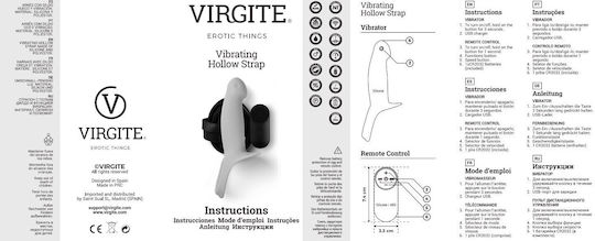 Virgite Harnașament cu Dildo în Culoare Flesh
