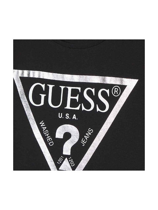 Guess Παιδικό T-shirt Μαύρο