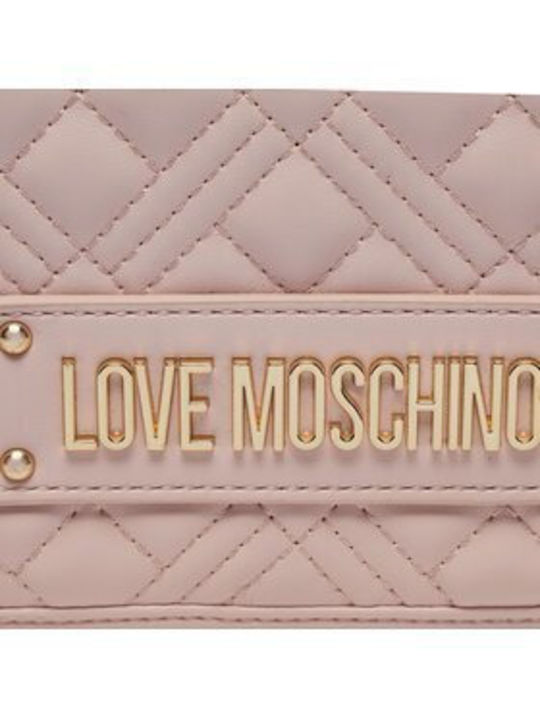 Moschino Cipria Γυναικεία Τσάντα Ώμου Ροζ