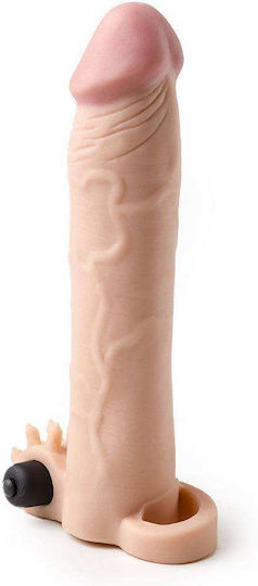 Virgite Προέκταση Πέους με Δόνηση Flesh 19cm