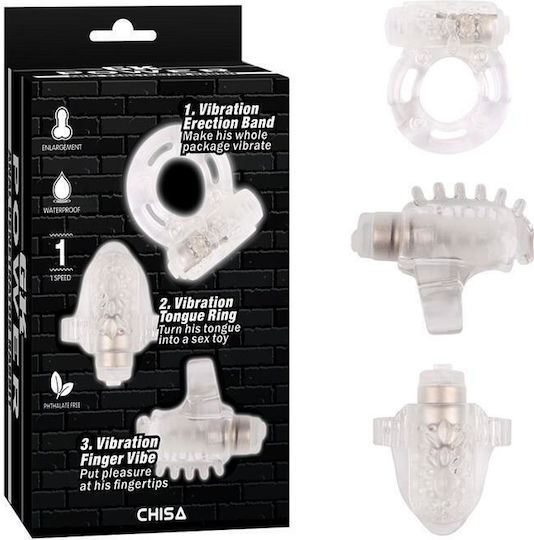 Chisa Novelties GK Power Teasers Ring Kit Grey