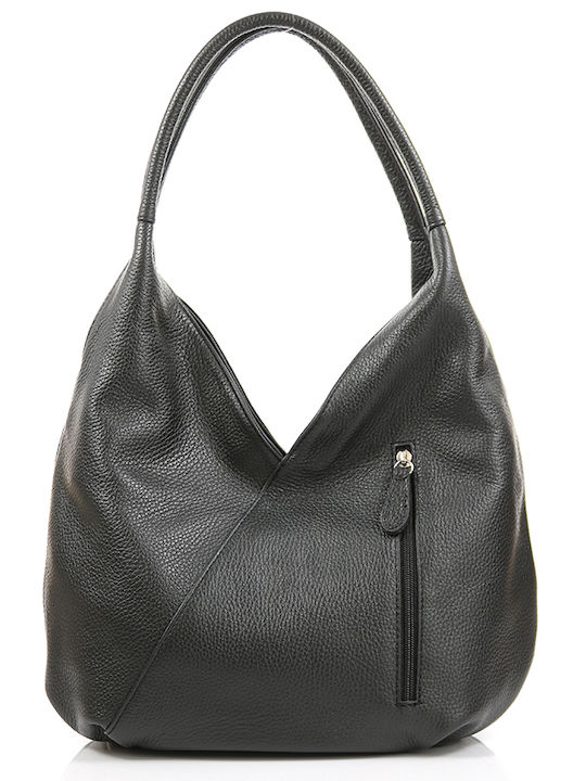 Passaggio Leather Leather Women's Bag Shoulder Black