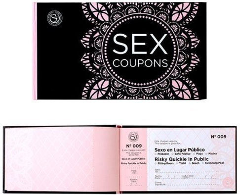 Secretplay Sex Coupons Sensual Exchange Vouchers Sexy Δώρο 6220