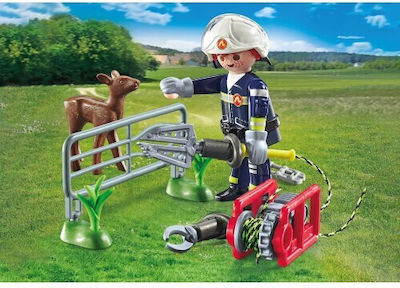 Playmobil Acțiunea orașului Επιχείρηση Διάσωσης Ζώου pentru 4-10 ani