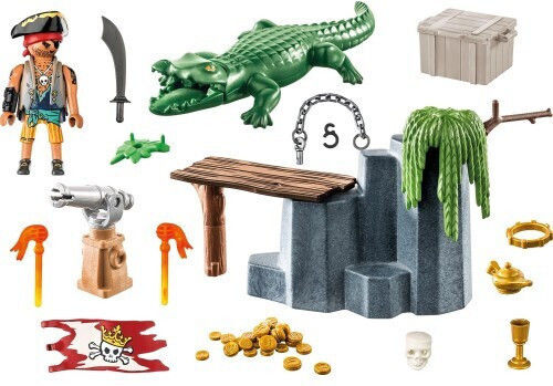 Playmobil Pirates Pirate With Alligator for 4-10 years old