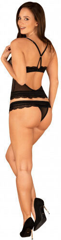 Obsessive Ivannes Seturi de lenjerie sexy Negru
