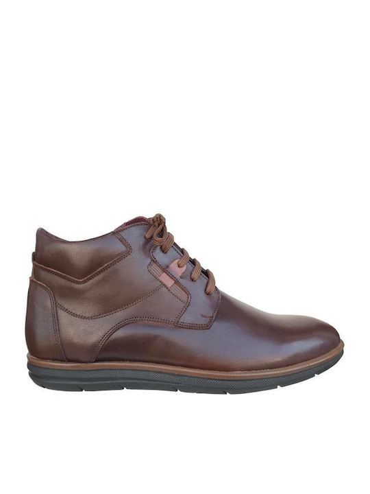 Leather Brown Men's Boots