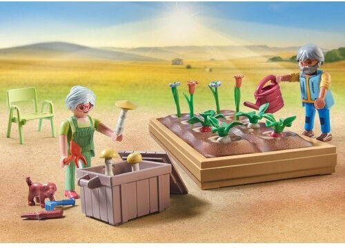 Playmobil Land Opa und Omas Gemüsegarten für 4-10 Jahre