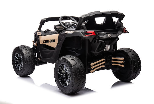 Can Am Maverick Buggy Μονοθέσιο με Τηλεκοντρόλ Licensed 24 Volt Μπεζ