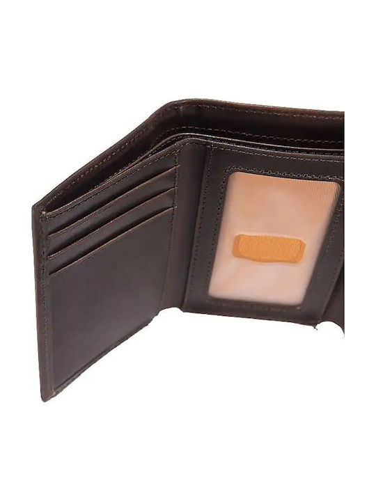 Leather Men's Wallet Classic Brown