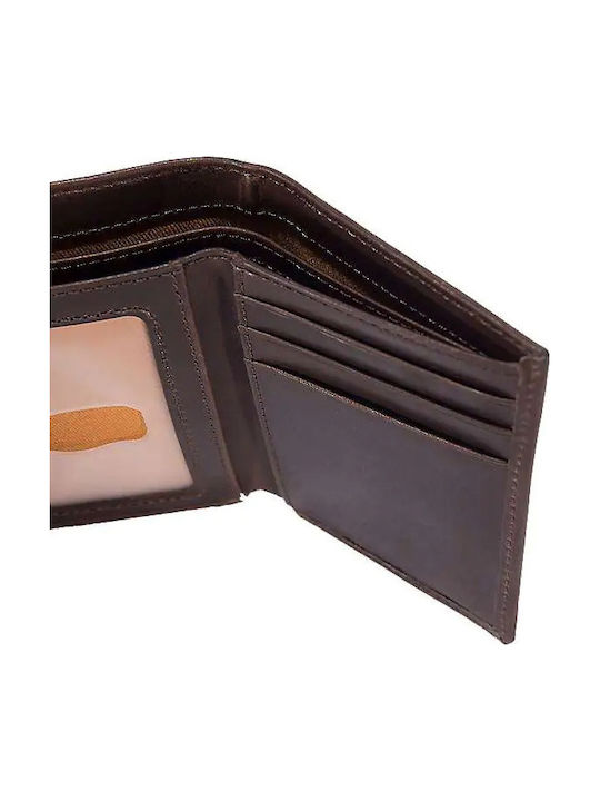 Leather Men's Wallet Classic Brown