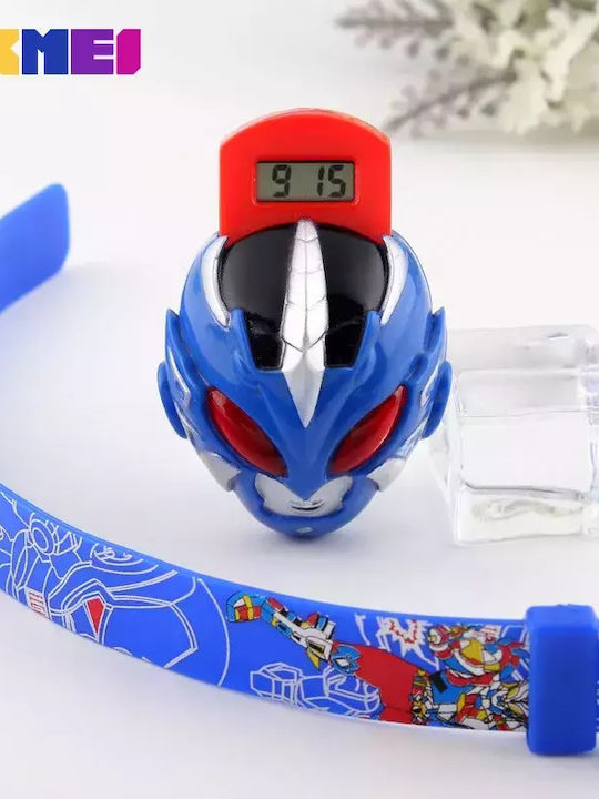 Skmei Παιδικό Ψηφιακό Ρολόι Power Rangers Dark Blue