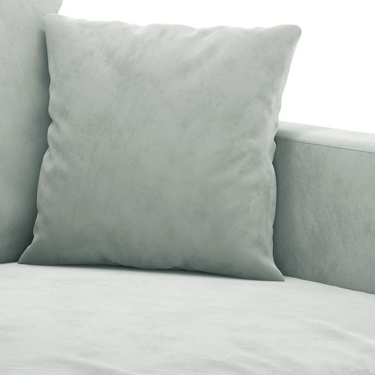 Canapea Cu Două Locuri Catifea Gri Deschis 158x77x80cm