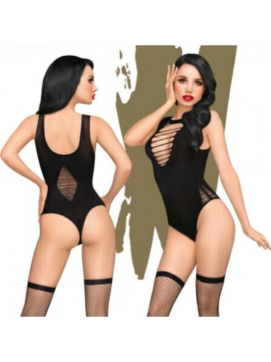 Penthouse Hotter Than Hell Teddy Sexy Κορμάκι Διχτυωτό Black