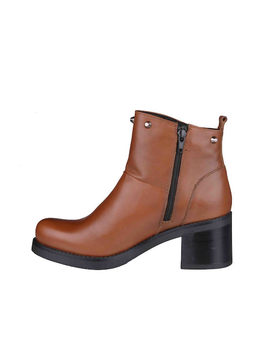 Leon Arch Women's Ankle Boots Tabac Brown