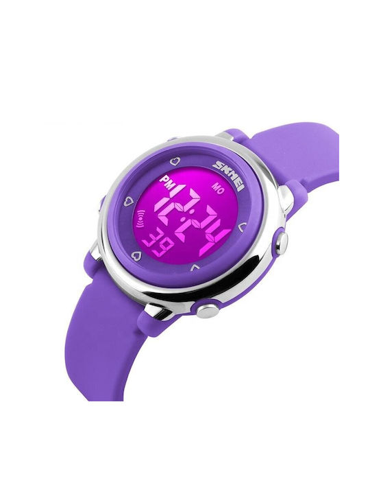 Skmei Kids Digital Watch Ivy with Rubber/Plastic Strap Purple