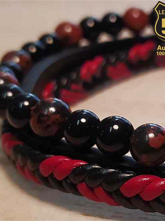 Leather 55 Herren Armband aus Leder