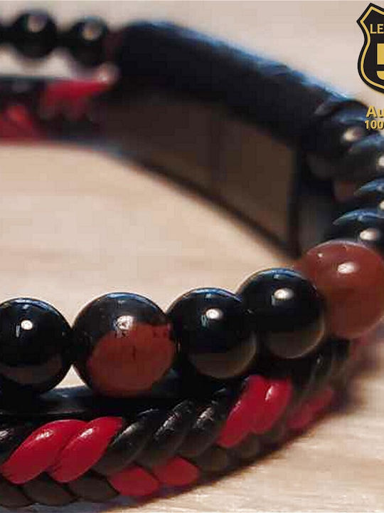 Leather 55 Herren Armband aus Leder