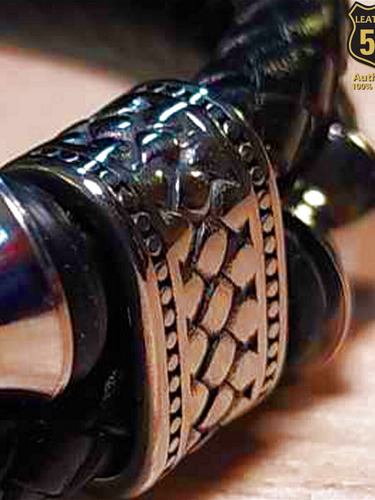 Leather 55 Ανδρικό Βραχιόλι από Δέρμα
