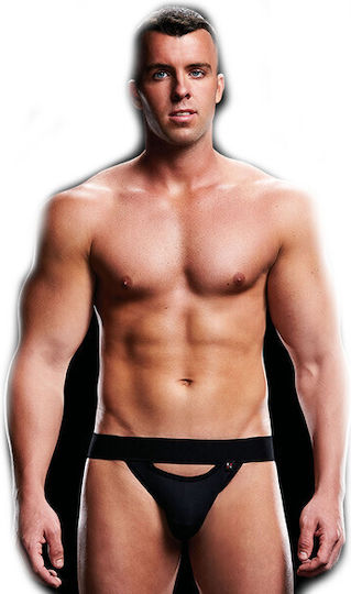 Envy Menswear Jockstrap Low Rise Lenjerie Sexy Bărbați Jockstrap Negru