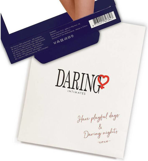Daring Intimates Γυναικείο Sexy Slip Αυτοκινήτου με Δαντέλα Μαύρο